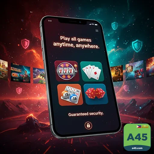 a45 mobile gaming app