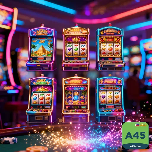 a45 slot machines row